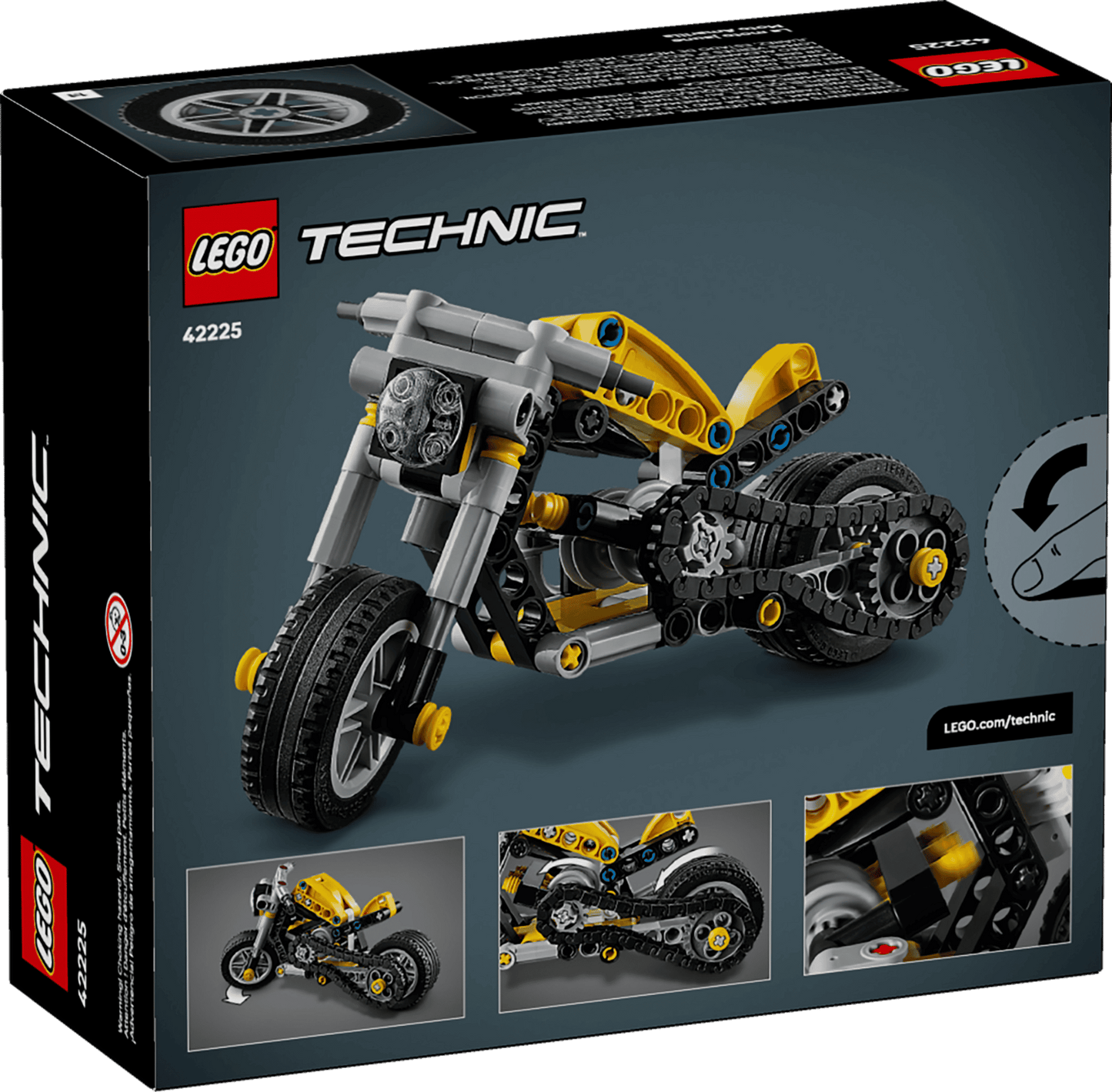 LEGO® 42225 Yellow Motorcycle