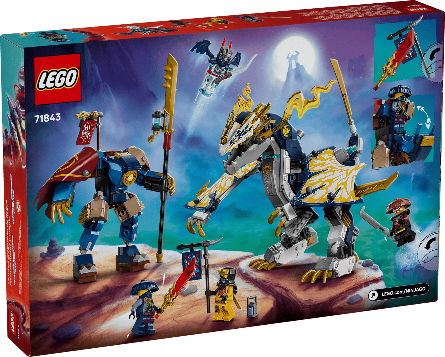 LEGO® 71843 Rogue's Mech Dragon Rider