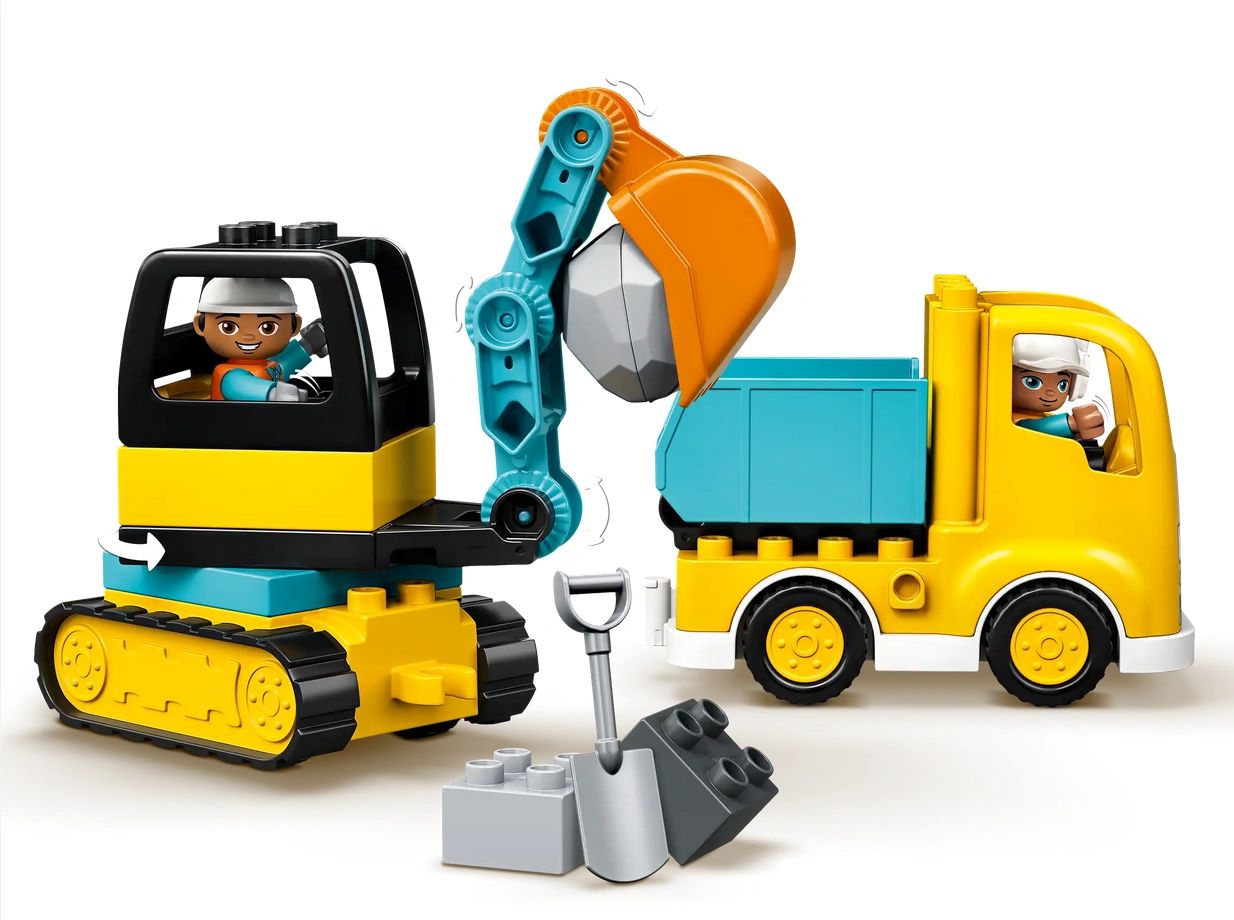 LEGO® 10391 Truck & Tracked Excavator