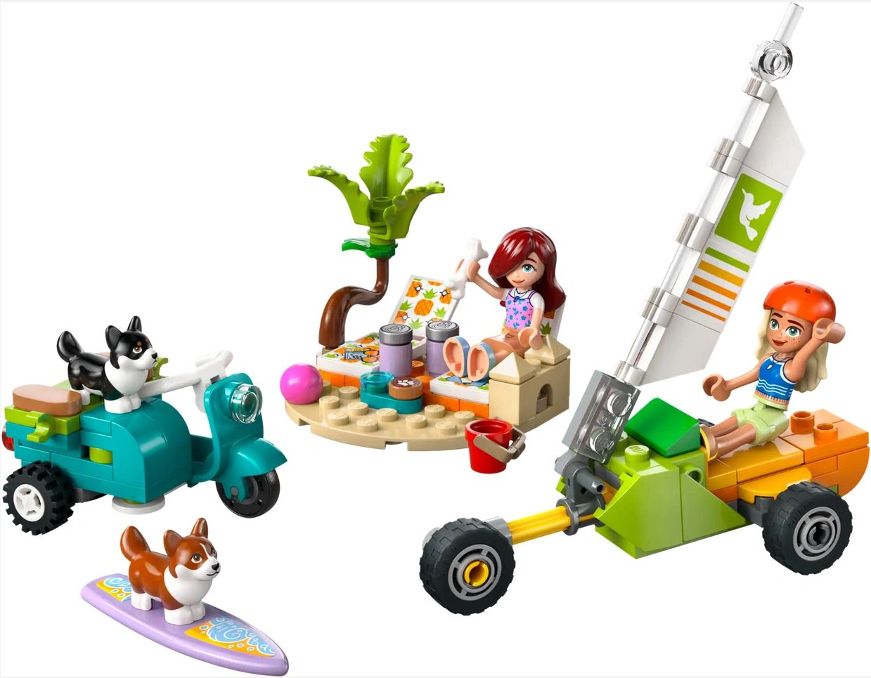 LEGO® 42641 Surfing Dogs and Scooter Adventure