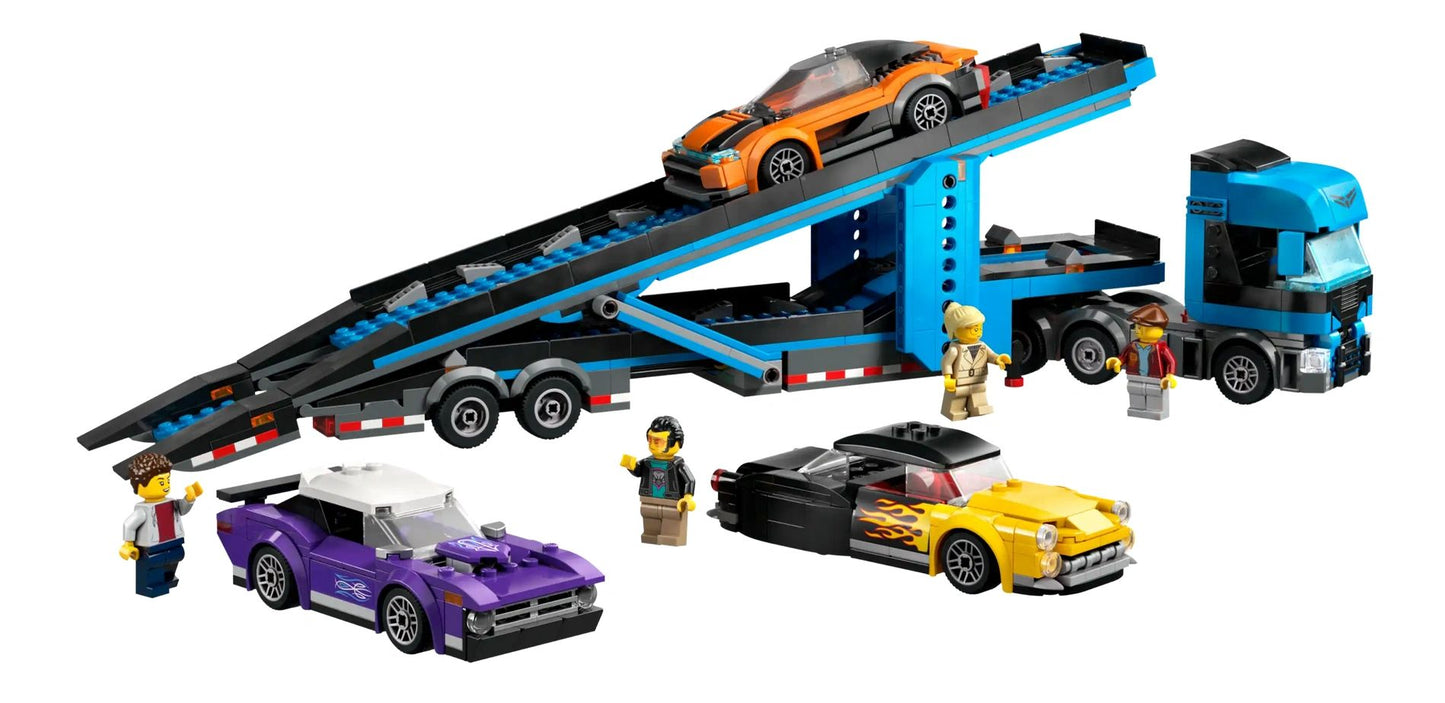 LEGO® 60408 Car Transporter Truck with Sports Cars
