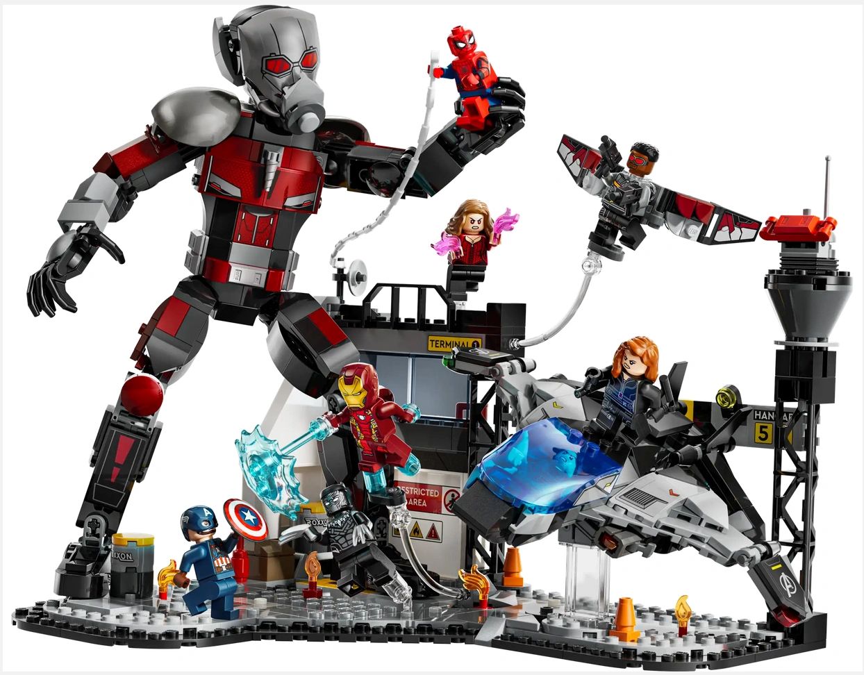 LEGO® 76314 Captain America: Civil War Action Battle