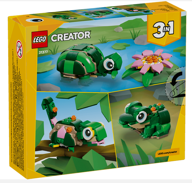 LEGO® 31377 3 in 1 Turtle with a Water Lily Flower