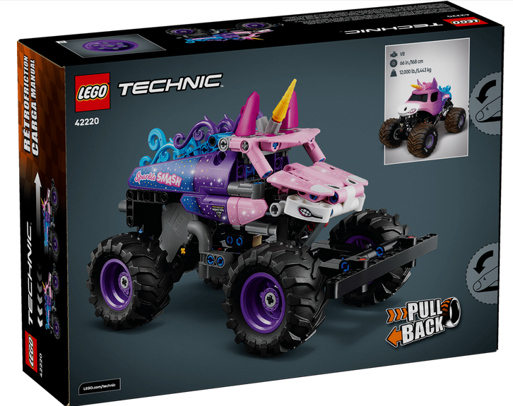 LEGO® 42220 Monster Jam: Sparkle Smash Pull-Back