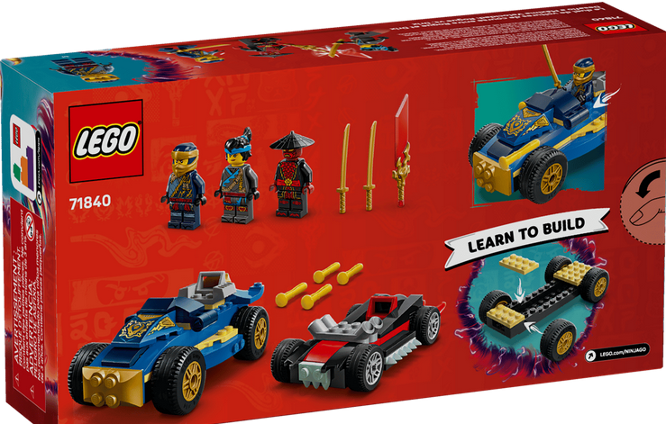LEGO® 71840 Rouge vs. Drix Race Car