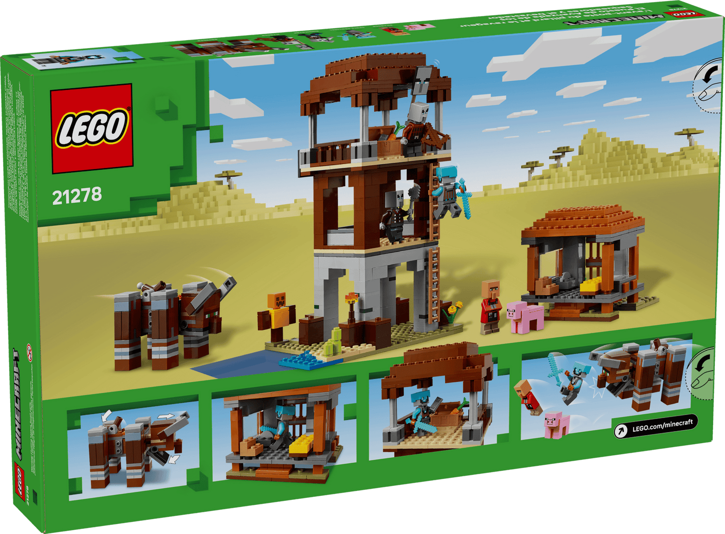 LEGO® 21278 The Pillager Outpost and Ravager