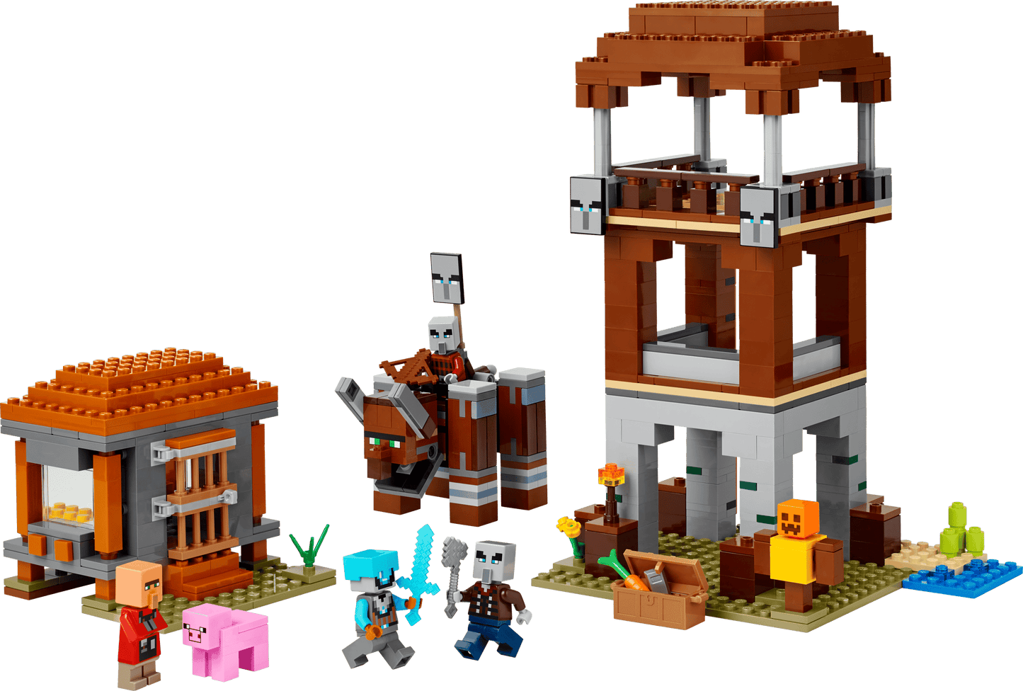 LEGO® 21278 The Pillager Outpost and Ravager