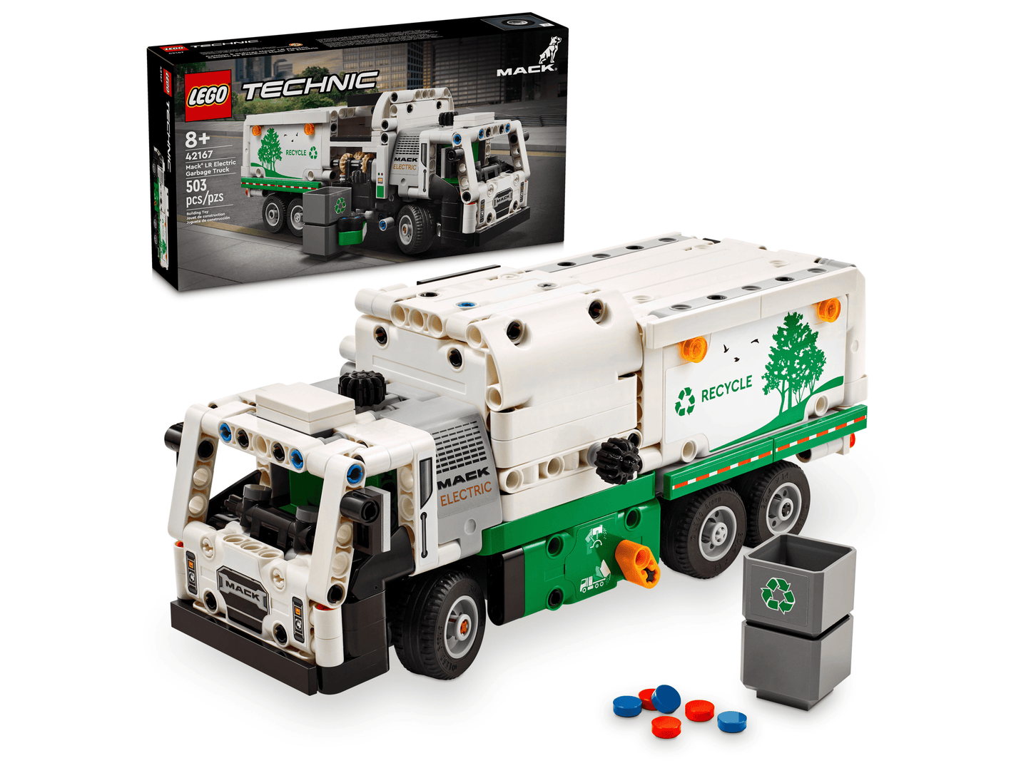 LEGO® 42167 Mack® LR Electric Garbage Truck