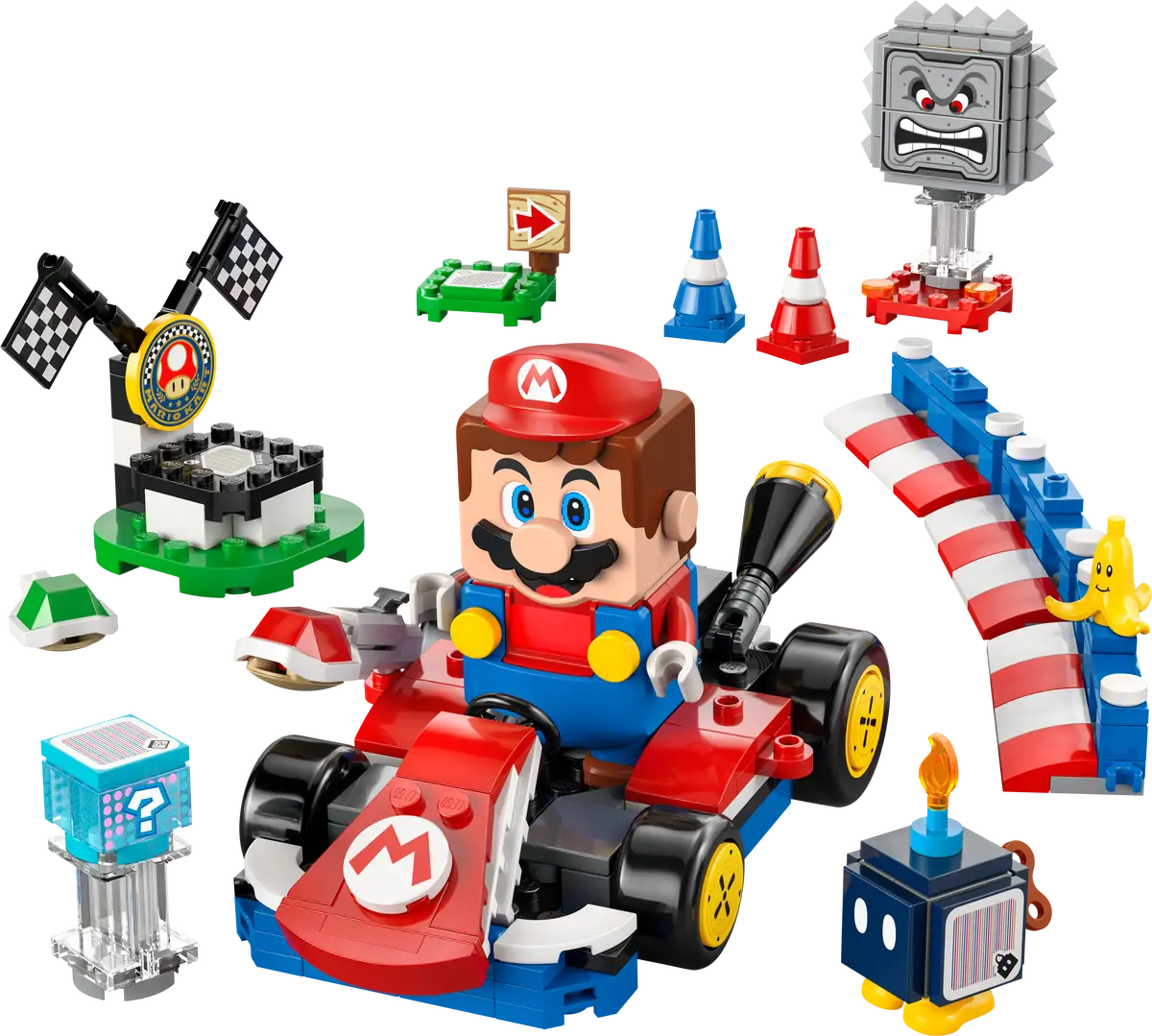 LEGO® 72043 Mario Kart™ – Interactive LEGO® Mario™ & Standard Kart