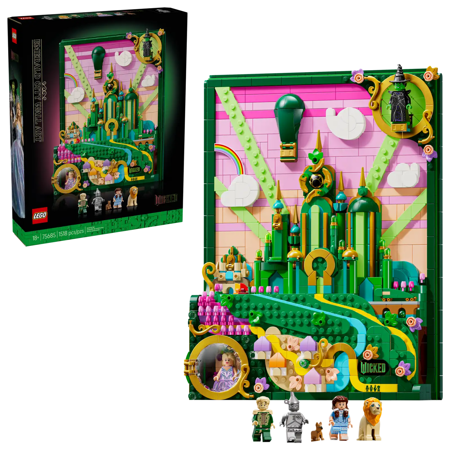 LEGO® 75685 Emerald City Wall Art