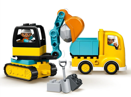 LEGO® 10391 Truck & Tracked Excavator