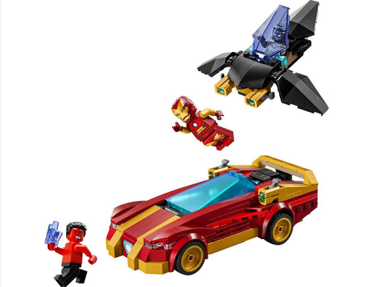 LEGO® 76310 Iron Man Car & Black Panther vs. Red Hulk