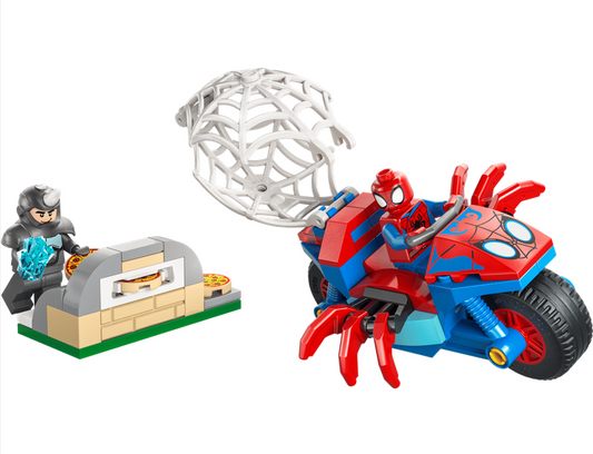 LEGO® 11206 Spidey on his Motorcycle vs. Rhino
