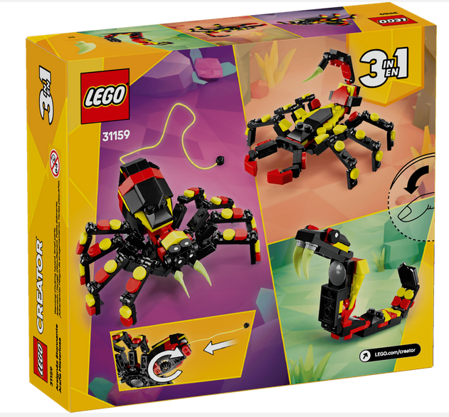 LEGO® 31159 Wild Animals 3  in 1: Surprising Spider