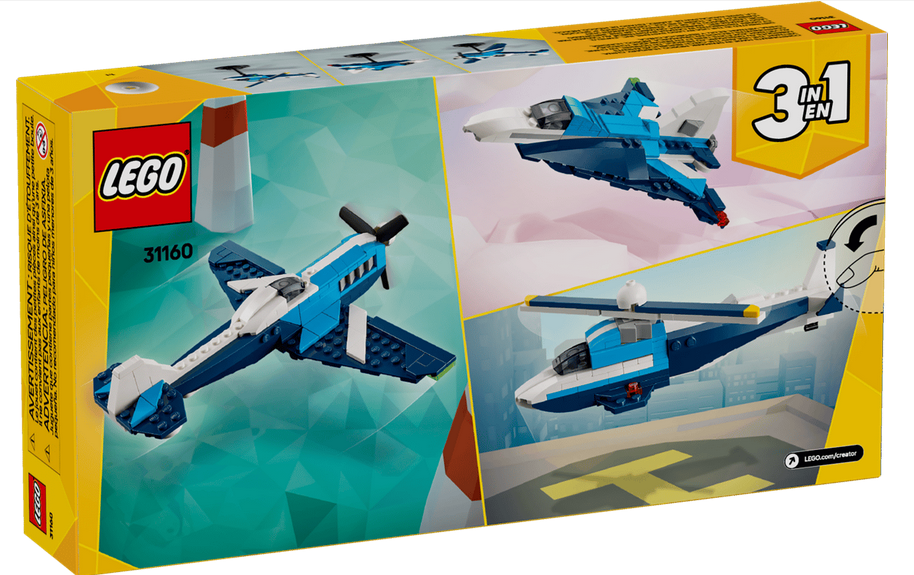 LEGO® 31160 Aircraft 3 in 1: Race Plane