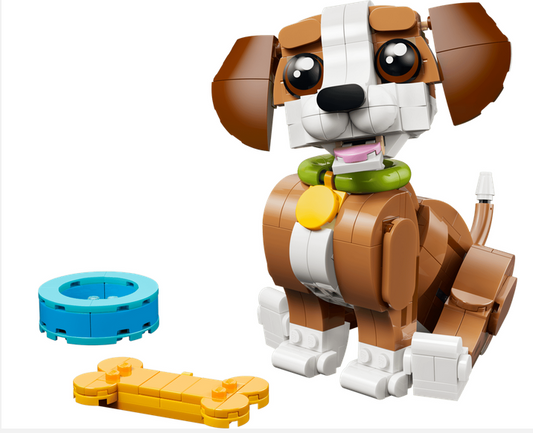 LEGO® 31382 3 in 1 Cute Animals: Playful Puppy Dog