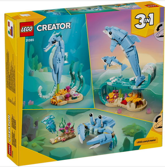 LEGO® 31385 3 in 1 Sea Animals: Beautiful Dolphins