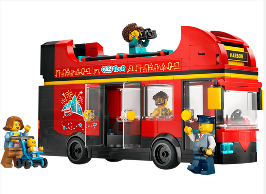LEGO® 60407 Red Double-Decker Sightseeing Bus