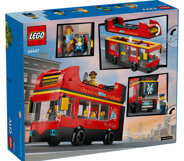 LEGO® 60407 Red Double-Decker Sightseeing Bus