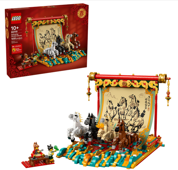 LEGO® 80119 Galloping Horses Canvas