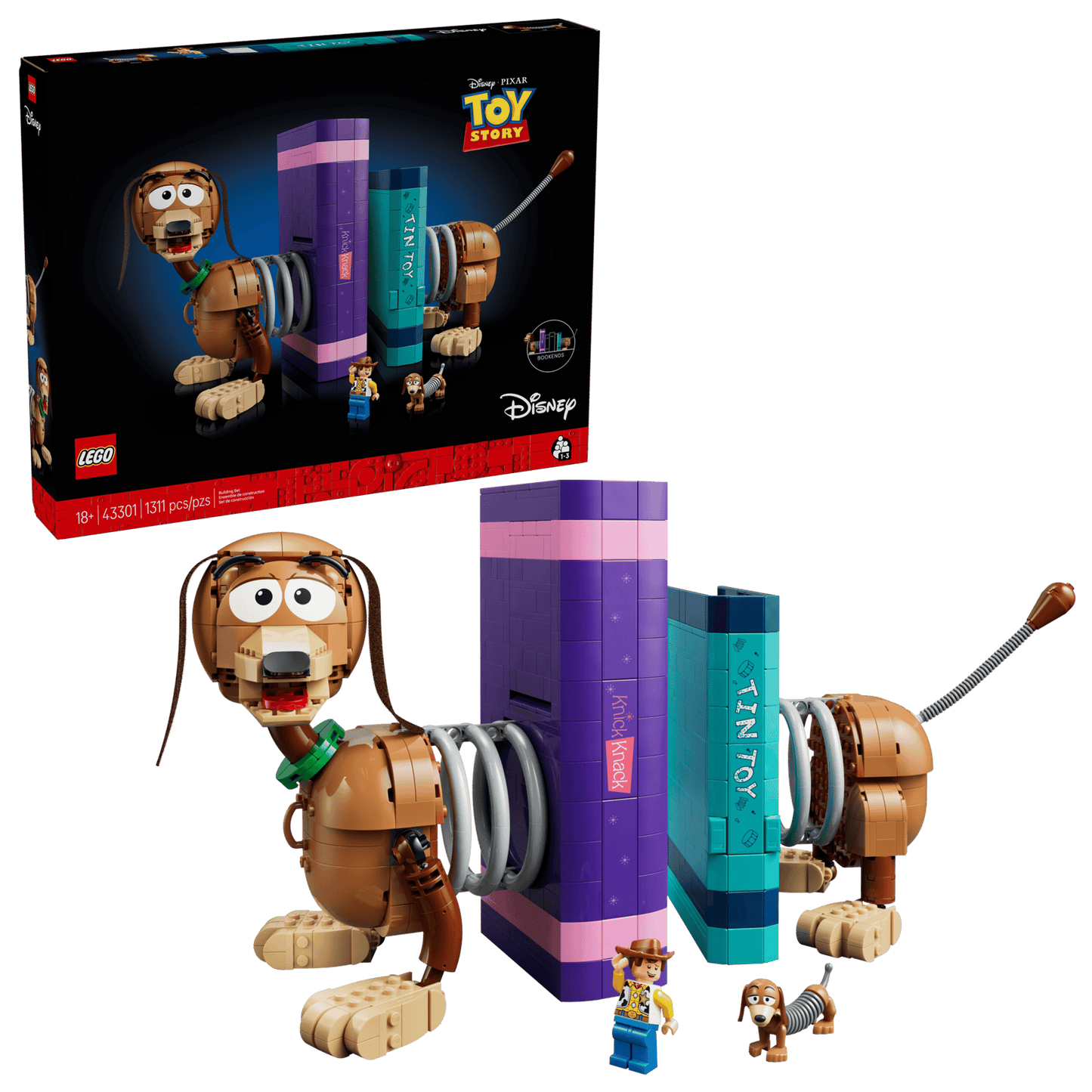 LEGO® 43301 Toy Story Slinky Dog Bookends